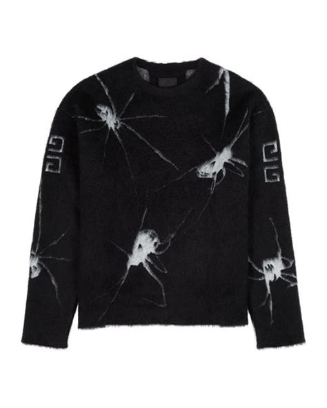 Givenchy Spider Pattern Wool Blend Sweater on SALE 